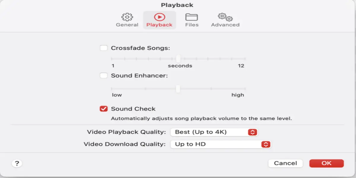 تنظیم کیفیت دانلود موسیقی در اپل موزیک با مک