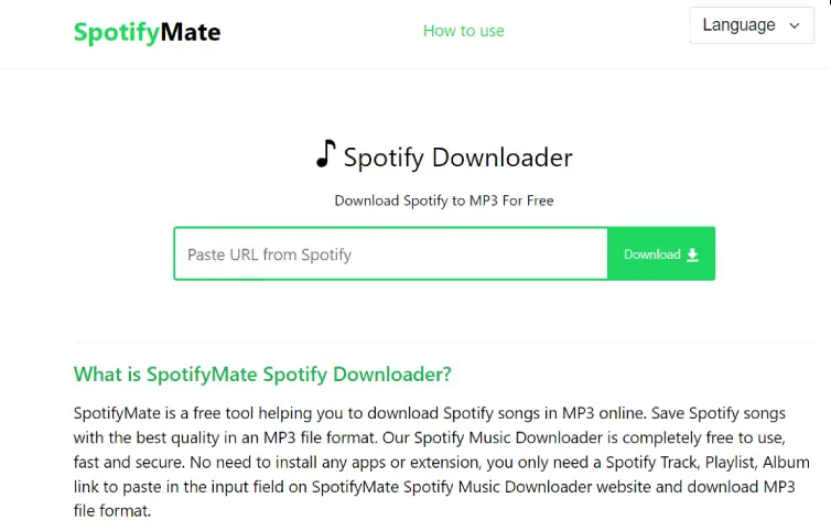 سایت Spotify Mate