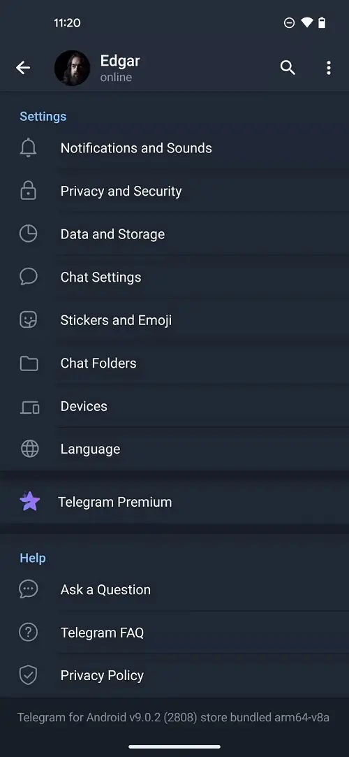 مراحل فعالسازی اکانت تلگرام پریمیوم